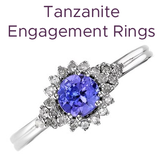 Click to view our tanzanite engagement rings